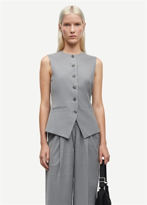 Saruma vest 15145 Grey Mel. Samsøe